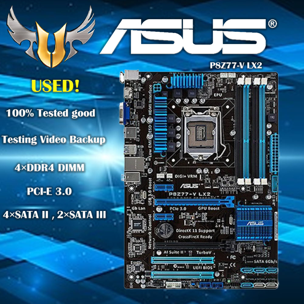 Tarjeta Madre Asus P8Z77-V LX2 - X870E Atx Motherboard reseña y precio