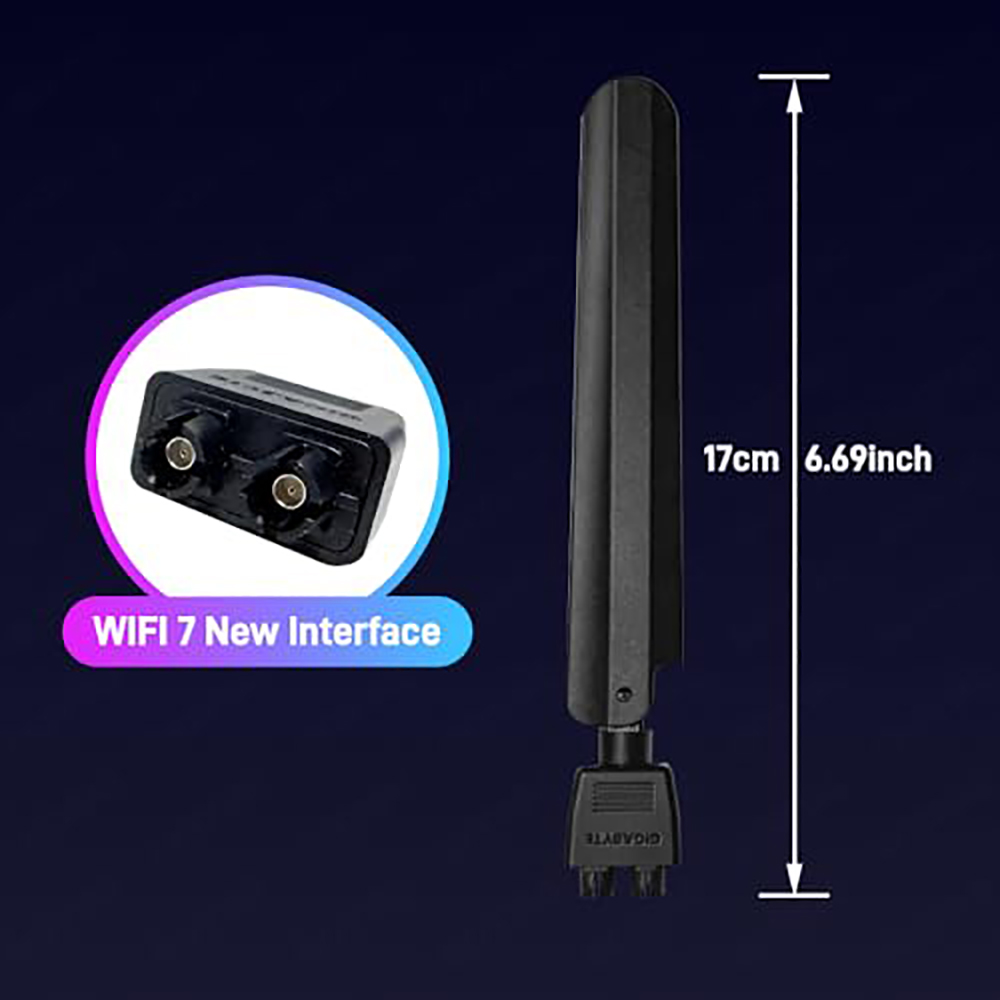Antena WIFI 7 EZ-Plug para pla - Z890 Wi-Fi 7 Motherboard reseña y precio