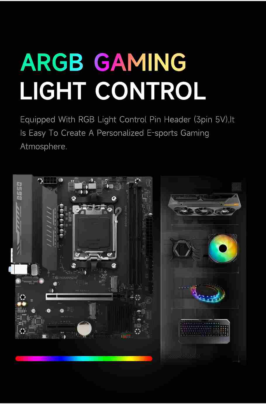 Placa Base HUANANZHI B650M B P - X870E Atx Motherboard reseña y precio