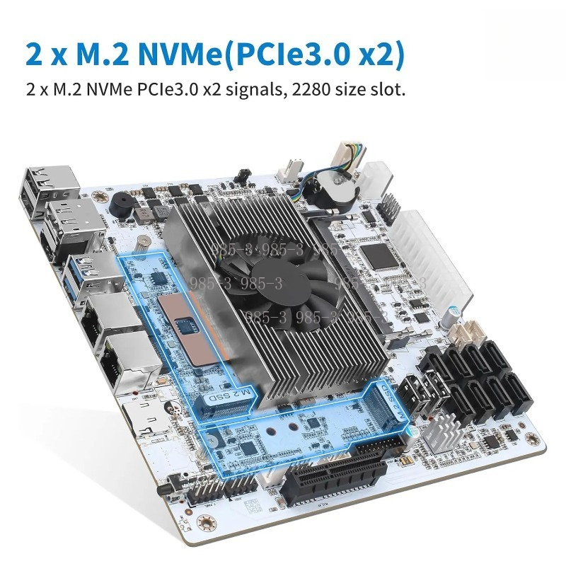 Placa Base Mini-ITX M11 NAS Bl - Mini Itx Dual 2.5G Nas Motherboard reseña y precio